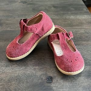 Whim and Wander Sweet Honey leather Maryjane toddler 6 maroon red